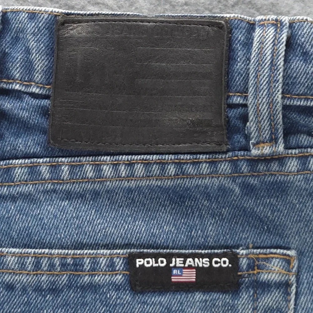 Polo Jean Co Ralph Lauren Vintage Mens 40x30 Indigo Blue Relaxed Denim Jeans Y2K